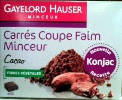 Gayelord Hauser Carrés coupe faim minceur Cacao Gayelord Hauser packshot
