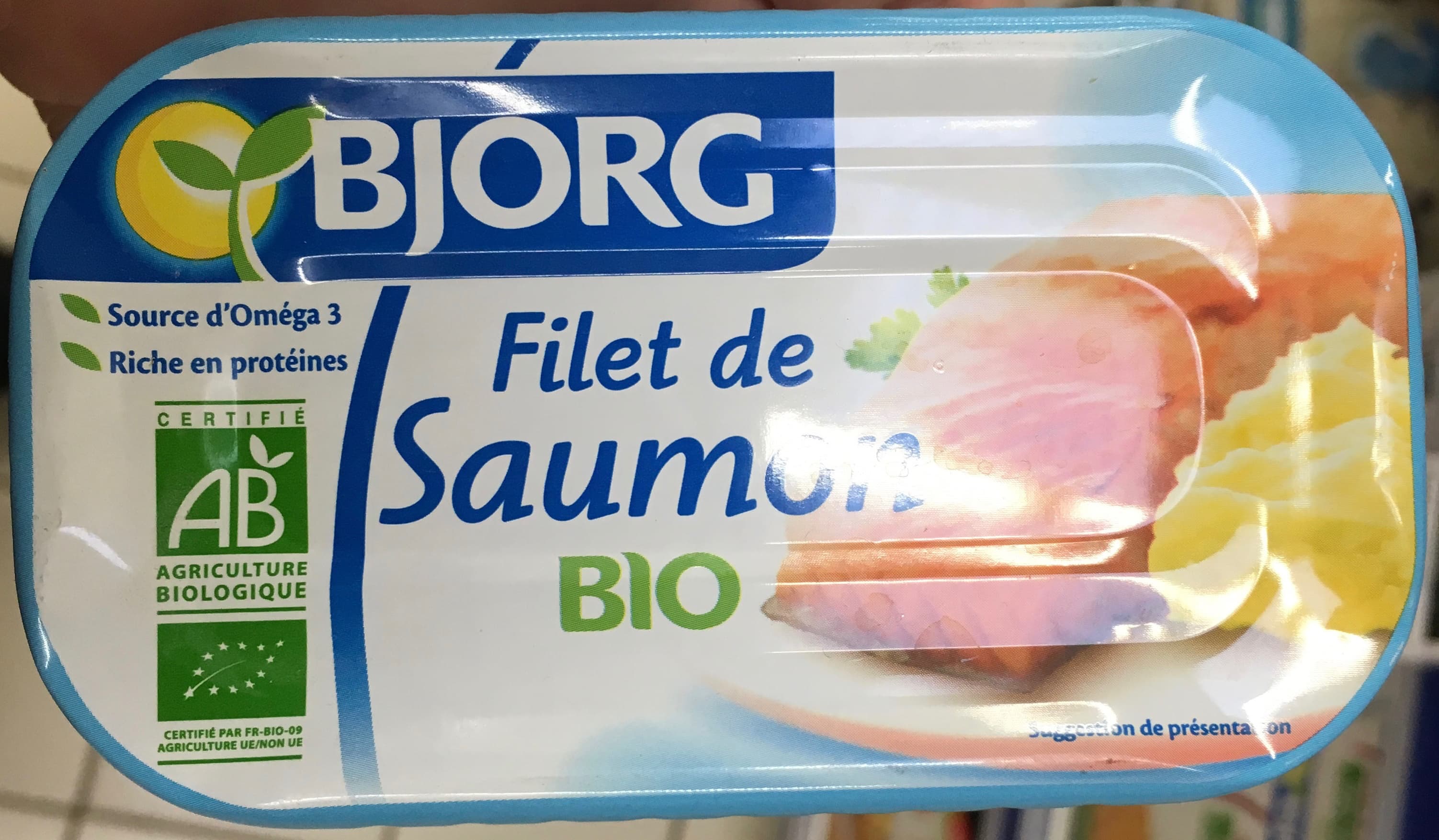Bjorg Filet de saumon bio packshot