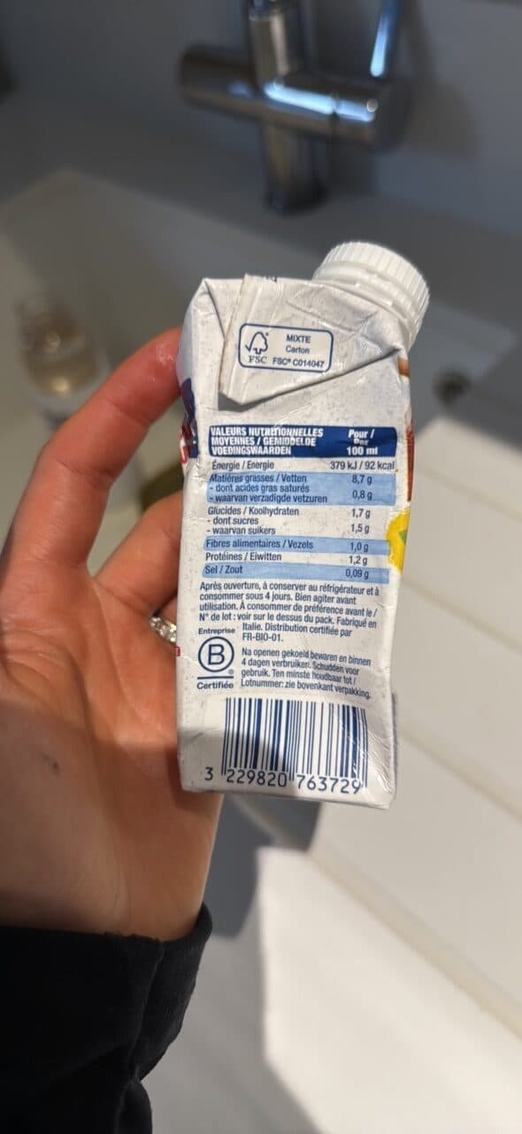 Bjorg Amande cuisine packshot