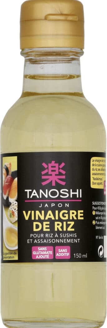 Tanoshi Vinaigre de riz packshot