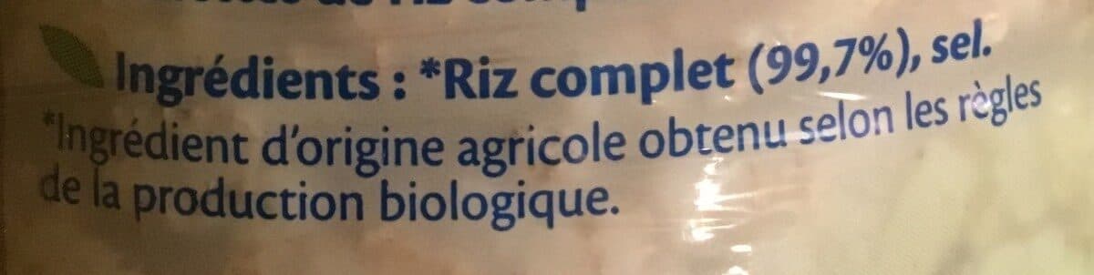 Bjorg Galettes Riz complet packshot