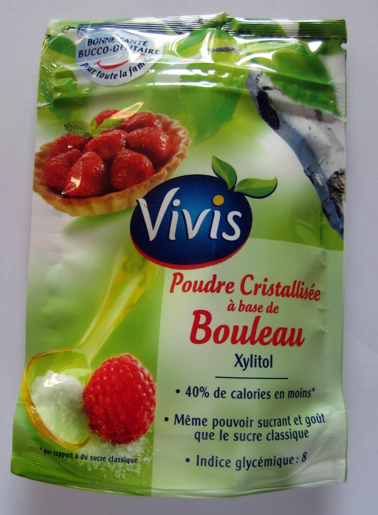 Vivis Poudre cristallisée à base de bouleau - Xylitol packshot