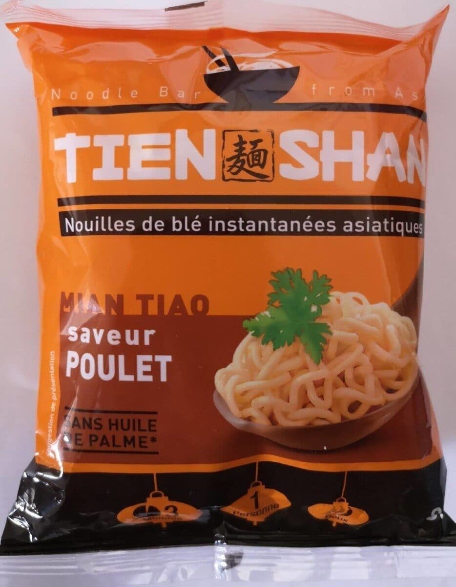 Tien Shan Nouilles de blé instantanées saveur poulet packshot