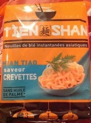 Tien Shan Mian Tiao saveur crevettes - 85 g - Thien Shan packshot