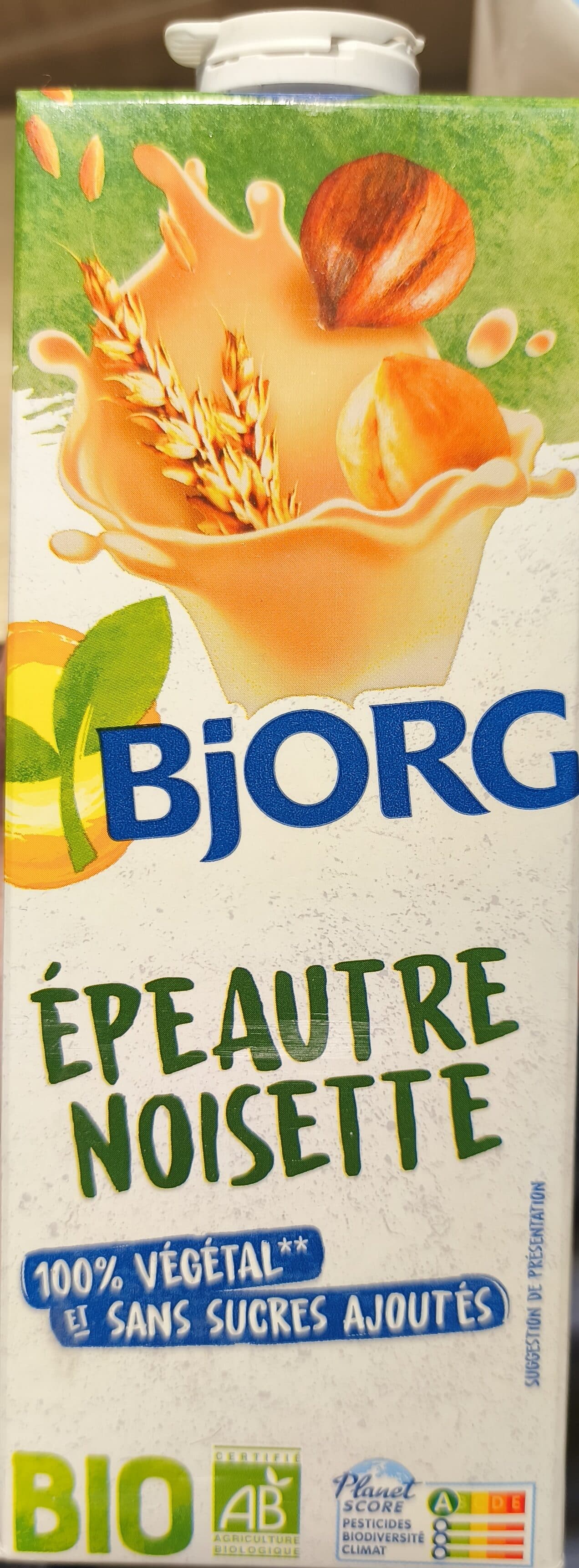 Bjorg Épeautre noisette packshot