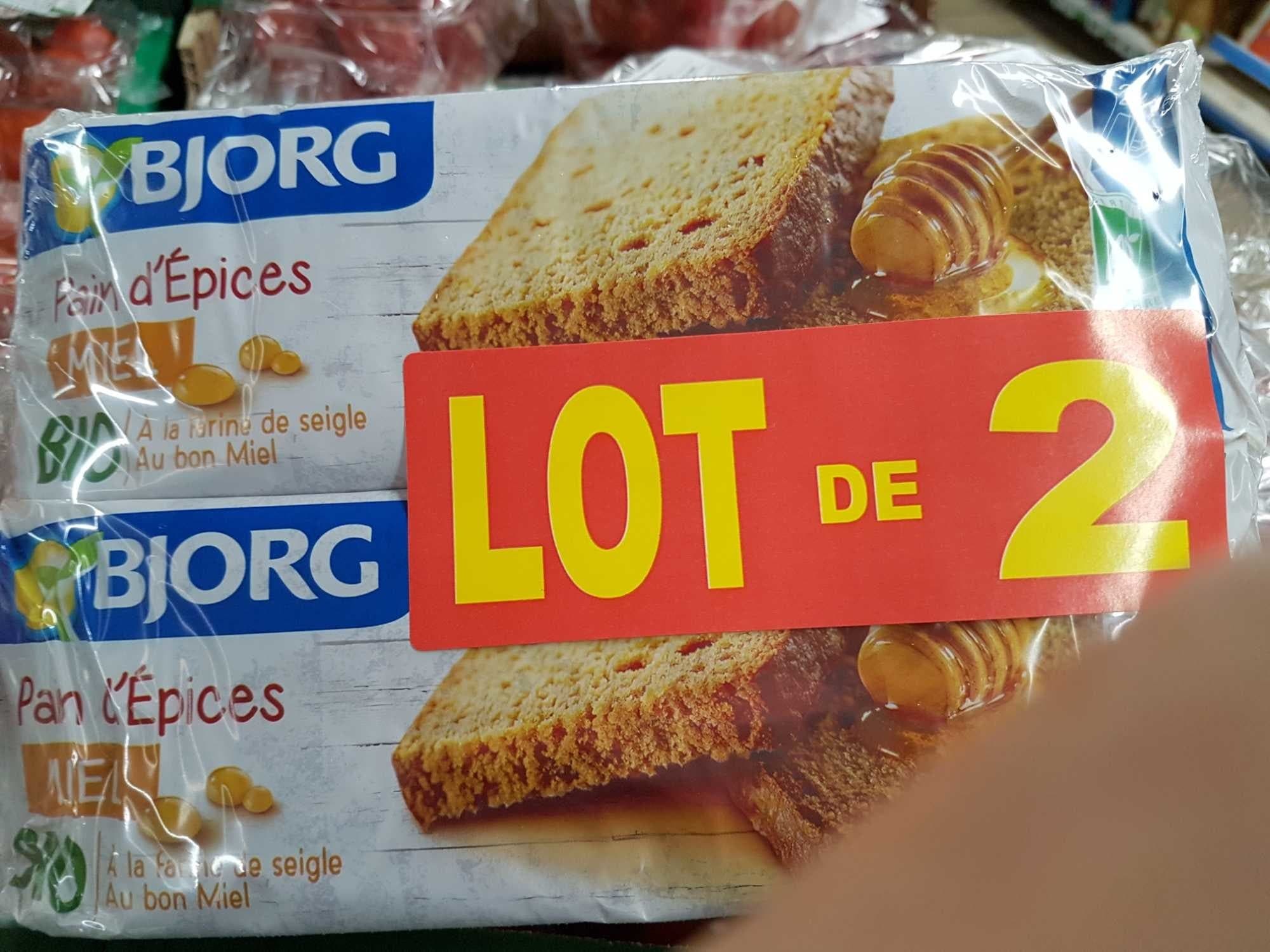 Bjorg Pain d?Epices au miel Bio 2x300 g packshot
