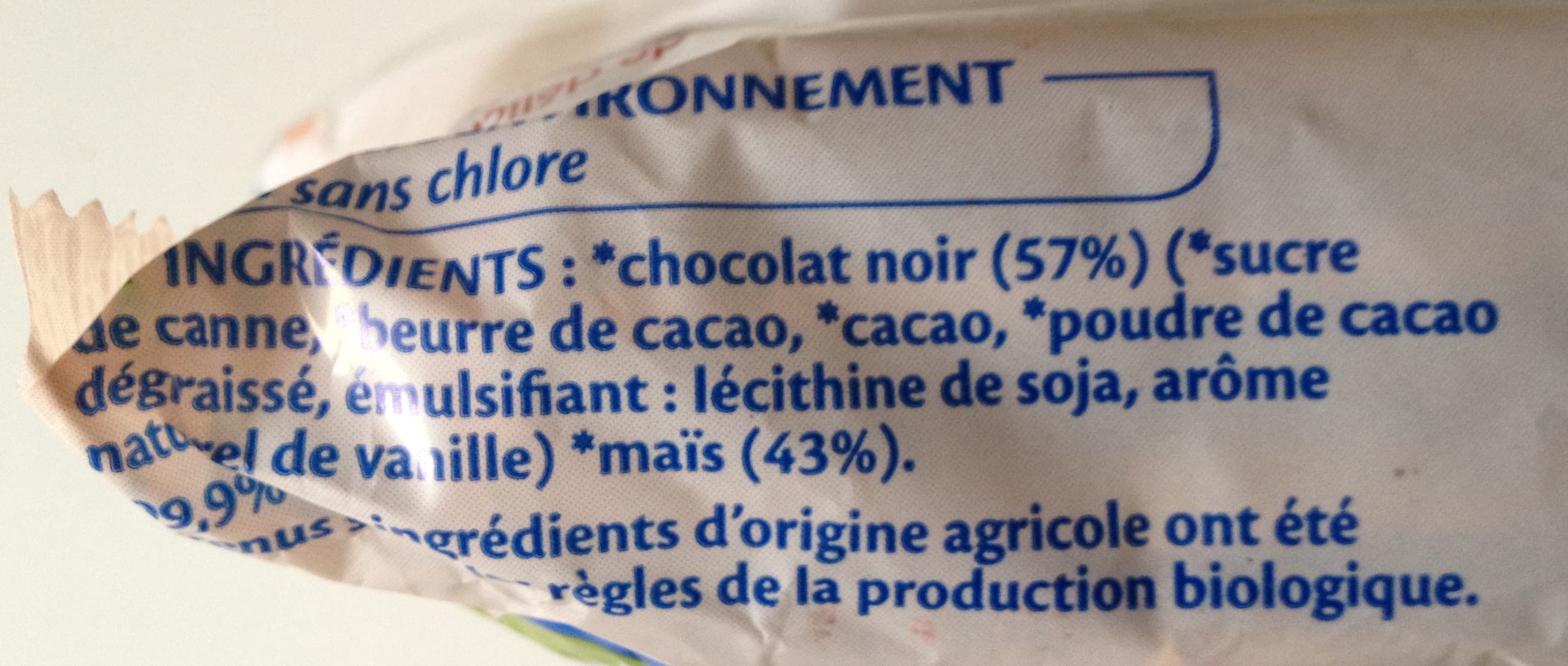 Bjorg Galettes de Maïs au Chocolat Noir Bio packshot