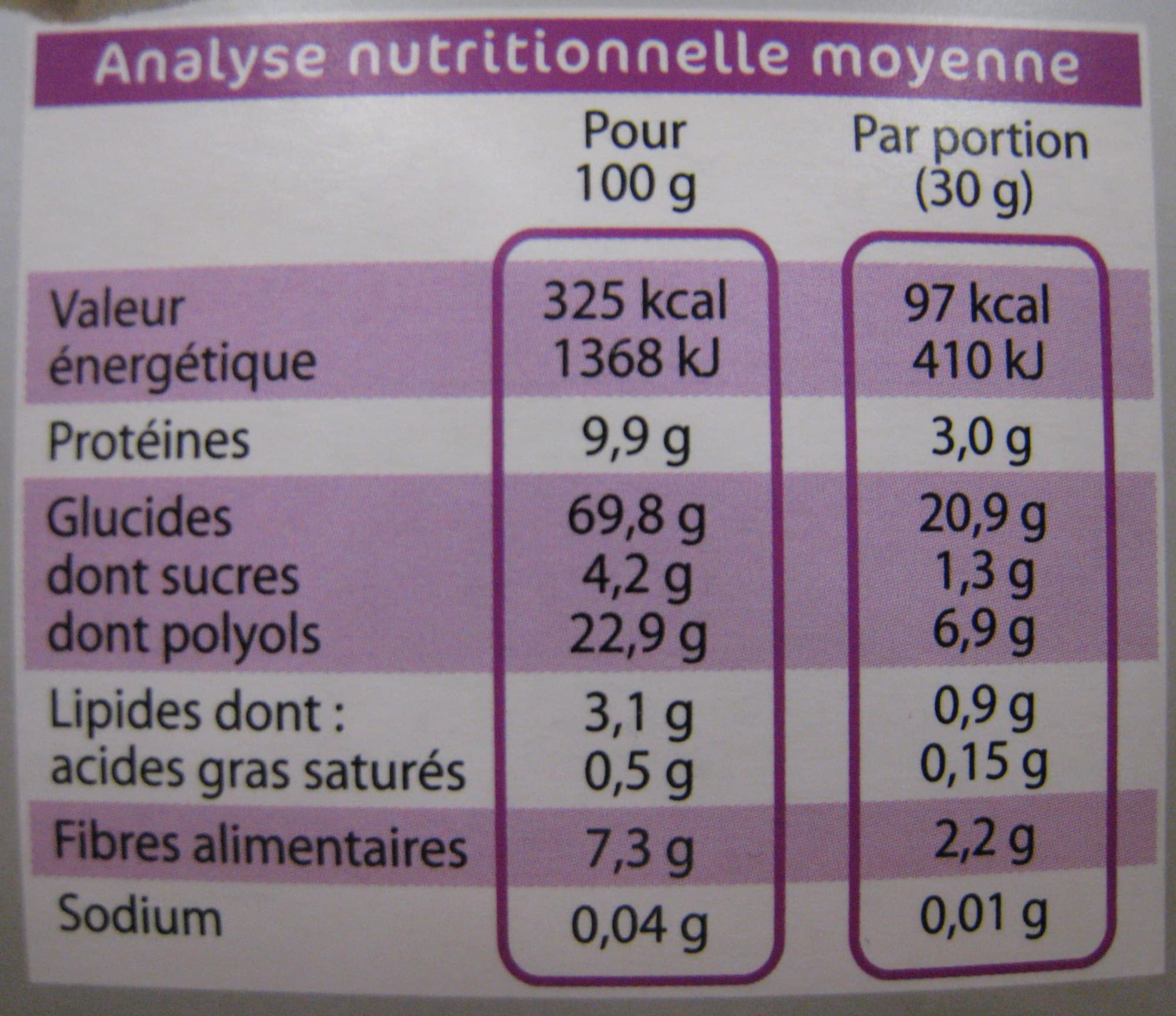 Gayelord Hauser Barre de son d'avoine saveur amande Gayelord Hauser packshot