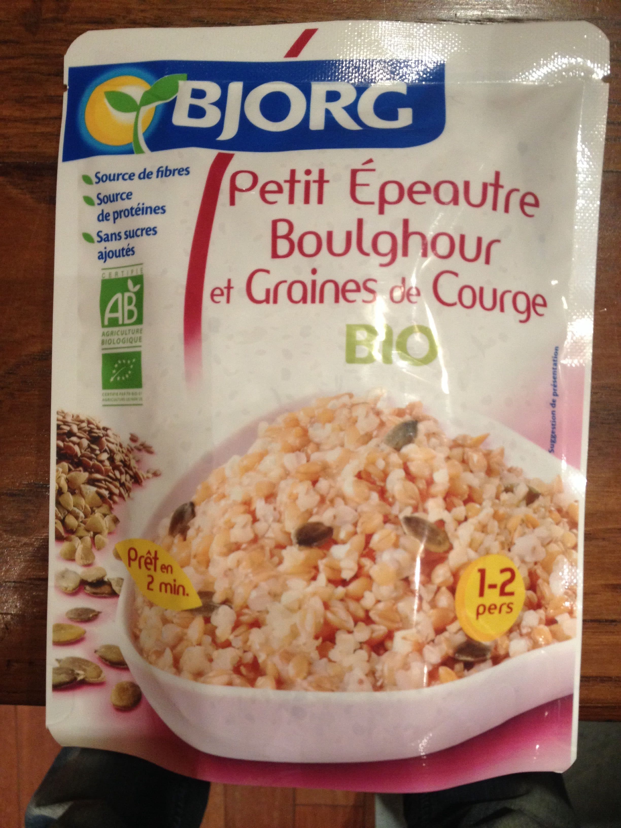 Bjorg Petit Épeautre Boulgour et Graines de Courges packshot