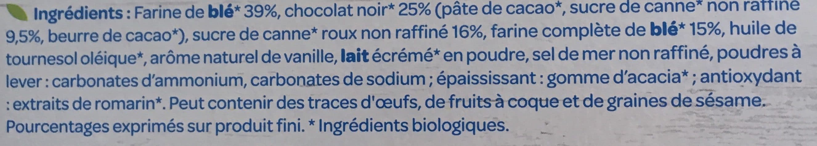 Bjorg Fourres au chocolat au lait bio packshot