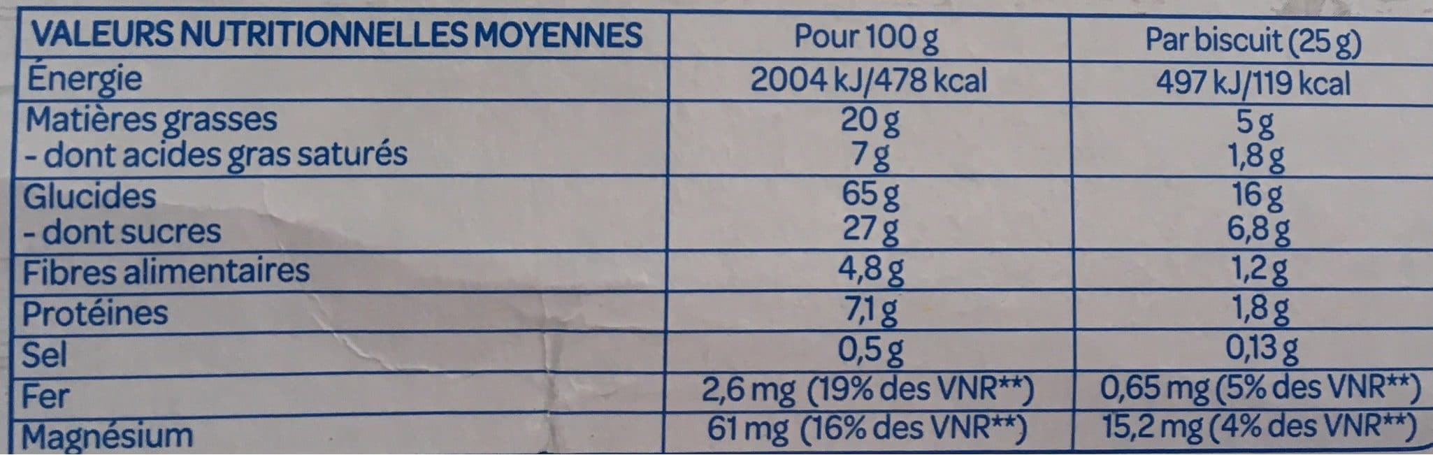 Bjorg Fourres au chocolat au lait bio packshot