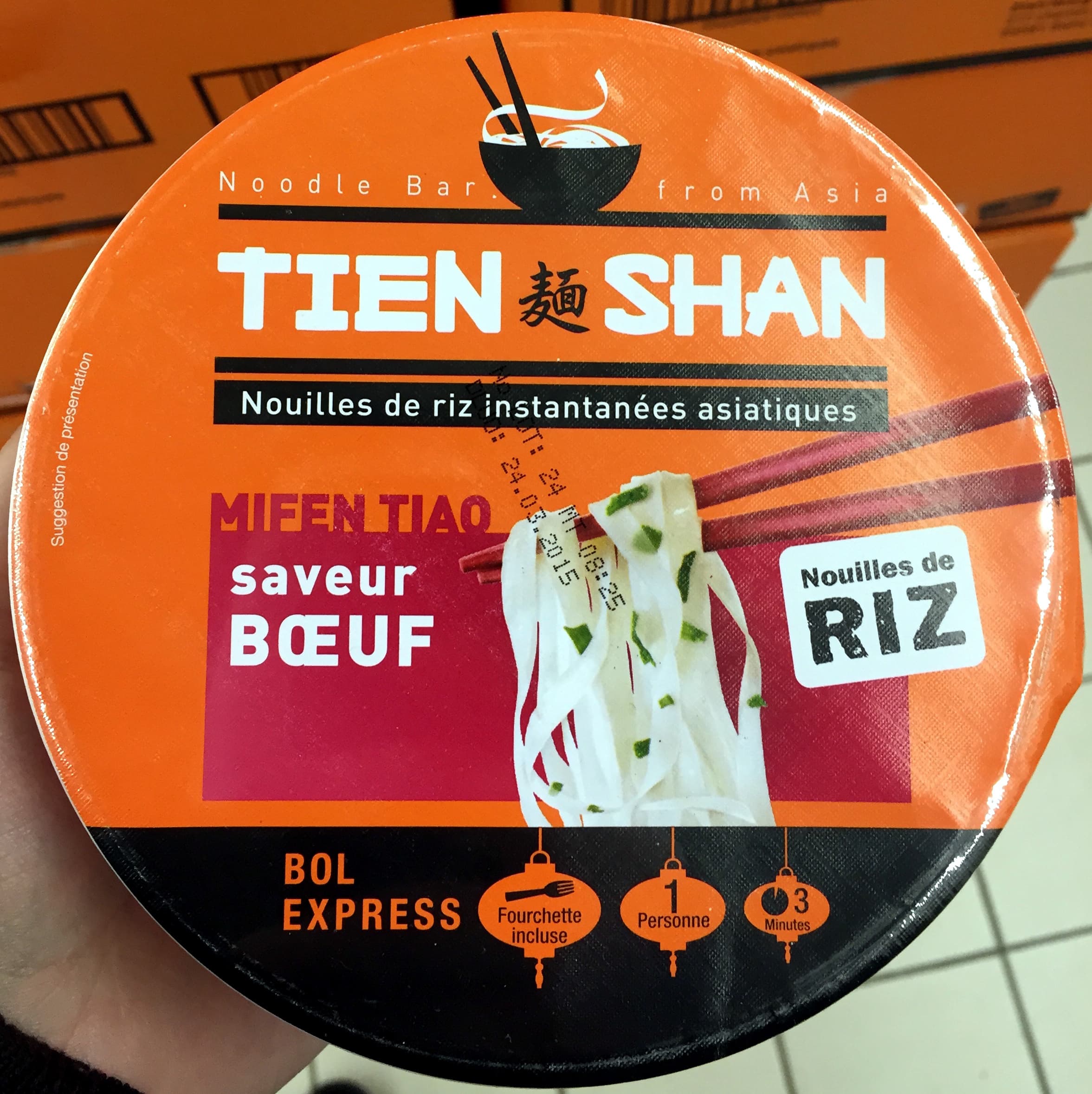 Tien Shan Mifen Tiao saveur Boeuf packshot
