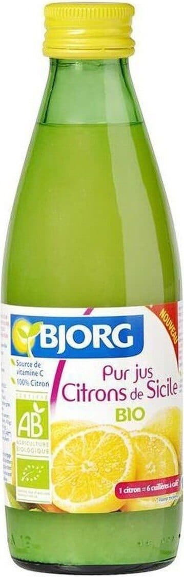 BJORG Pur Jus de Citrons de Sicile Bio packshot