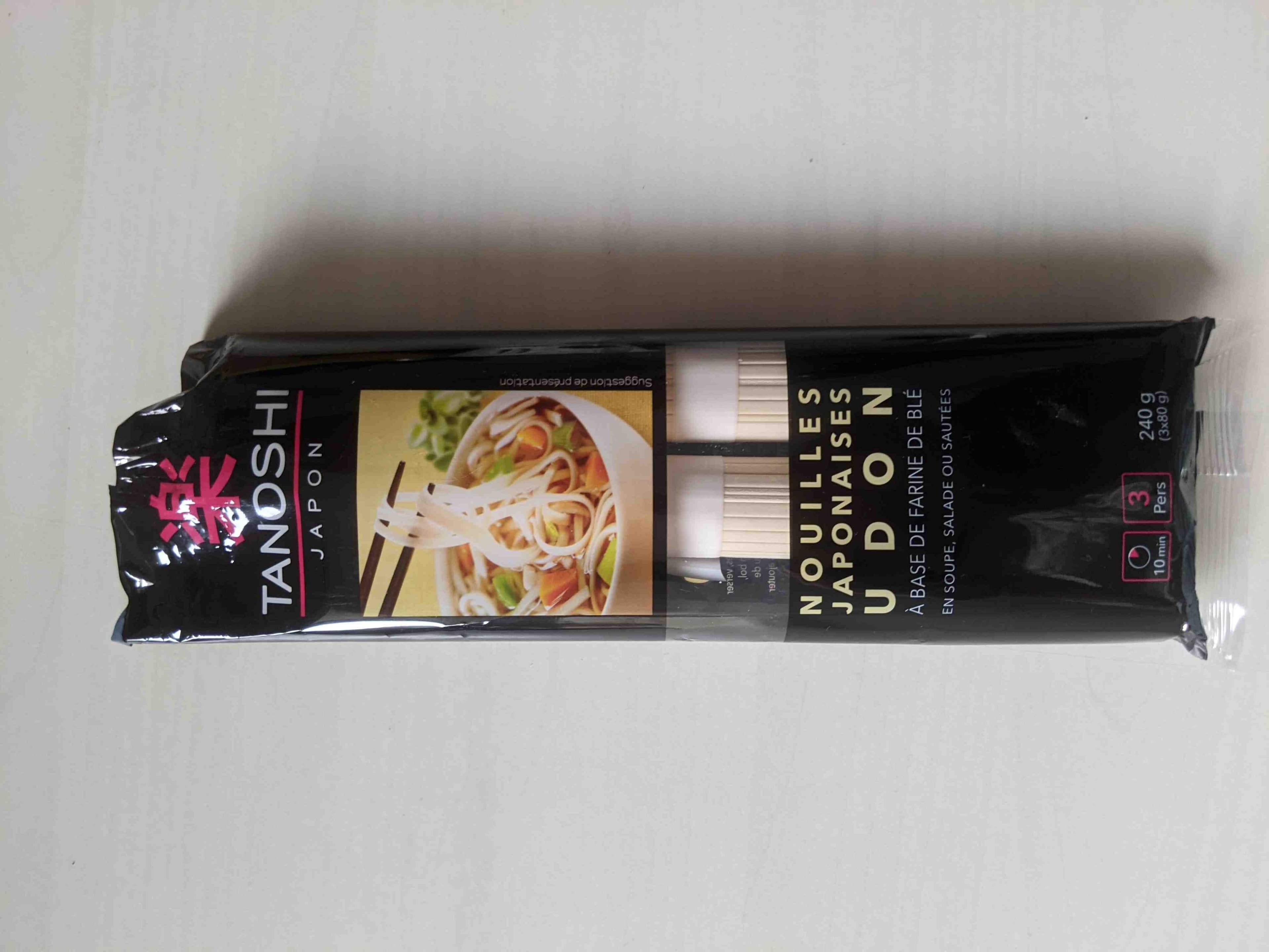 Tanoshi Japon Nouilles Japonaises Udon packshot