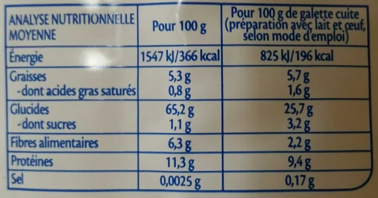 Bjorg Mes Galettes Nature Bio packshot