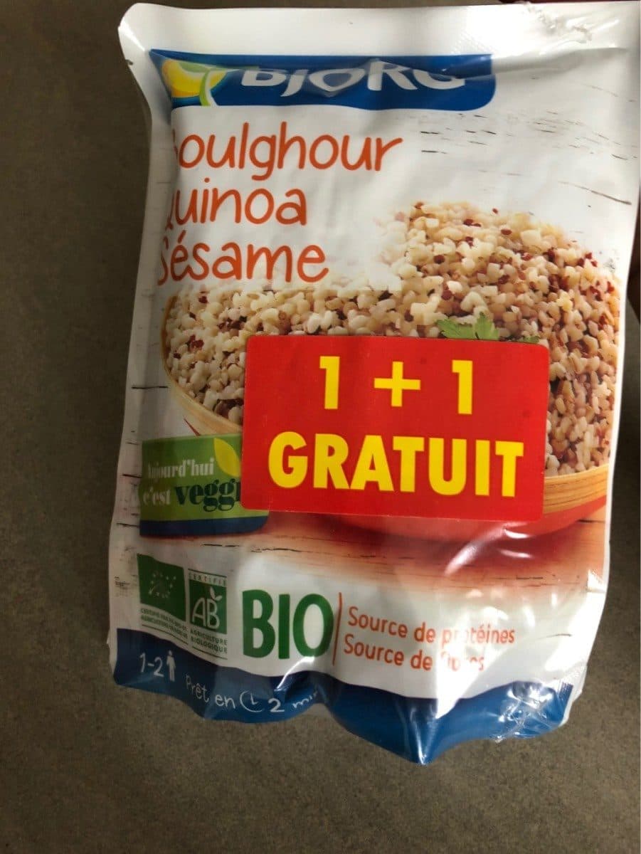 bjorg Boulghour quinoa sesame packshot