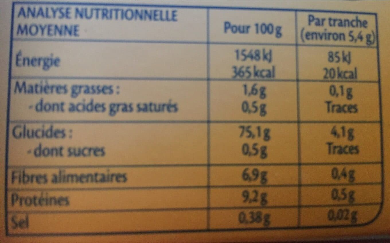 Bjorg Tartines craquantes sarrasin millet packshot