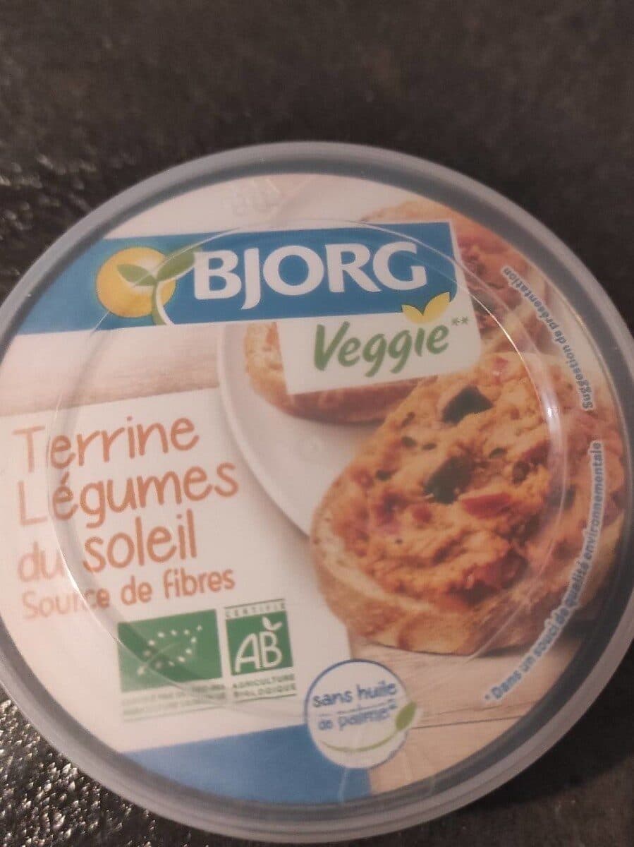 Bjorg Terrine légumes du soleil packshot