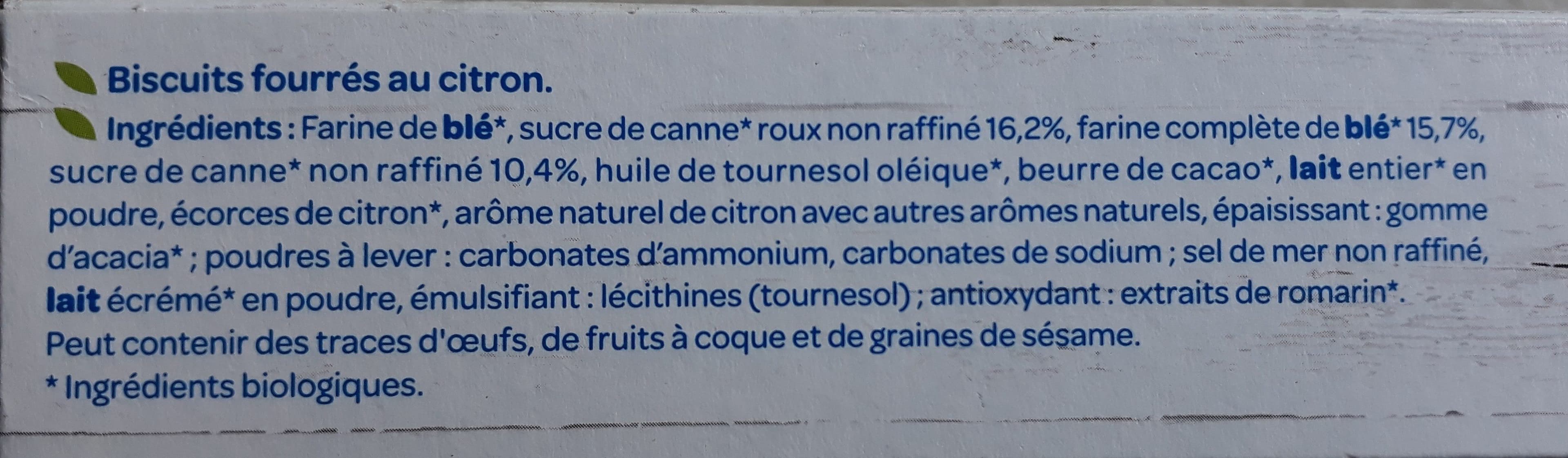 Bjorg Fourrés citron packshot