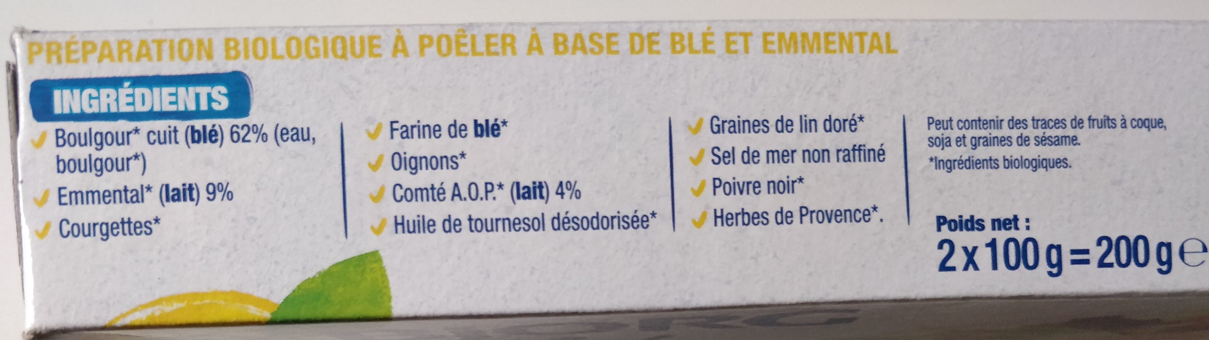 Bjorg Galettes Céréales Emmental bio packshot