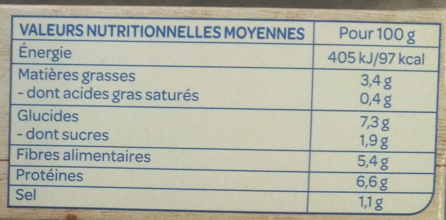 Bjorg Farce aux légumes sans viande packshot