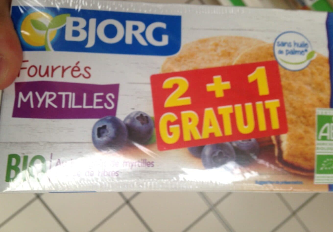 bjorg Fourrés myrtilles packshot