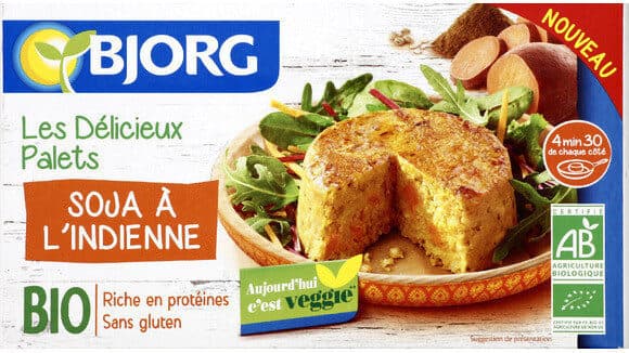 Bjorg Les Délicieux Palets soja à l'indienne packshot