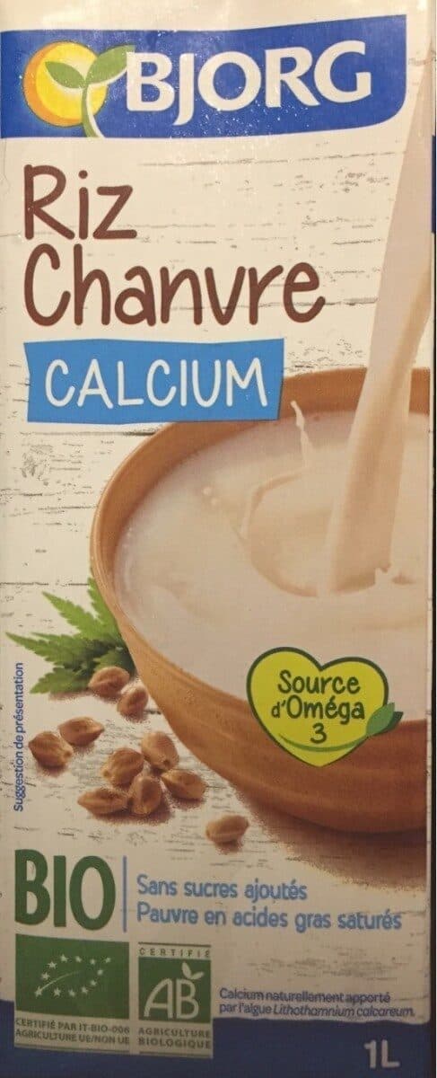 Bjorg Riz Chanvre Calcium packshot