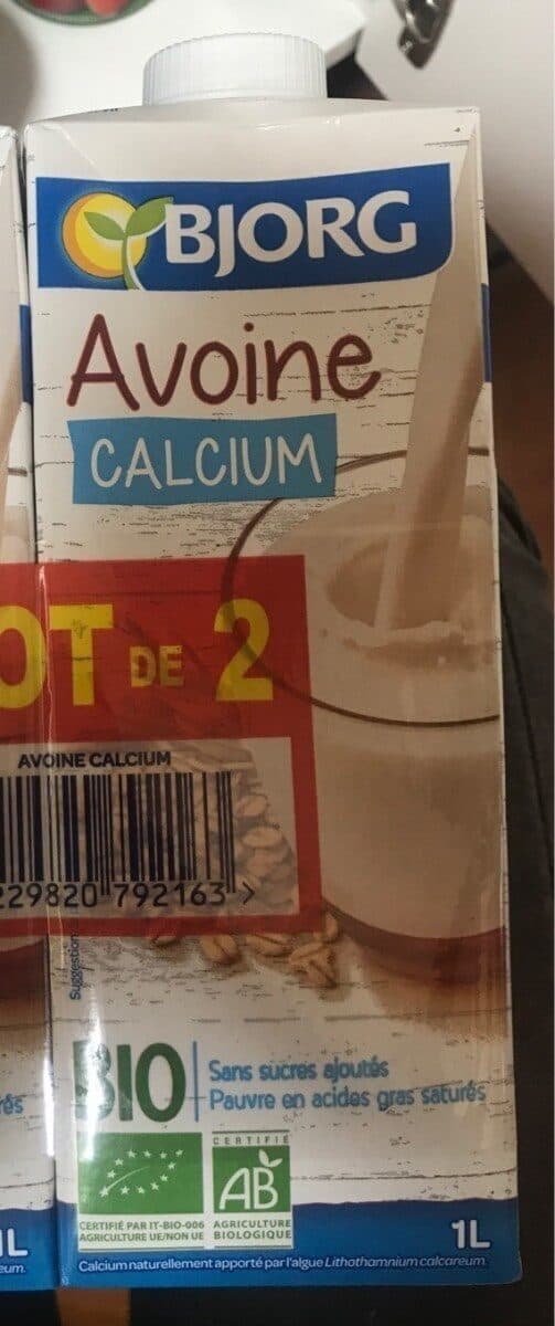 Bjorg Avoine calcium packshot