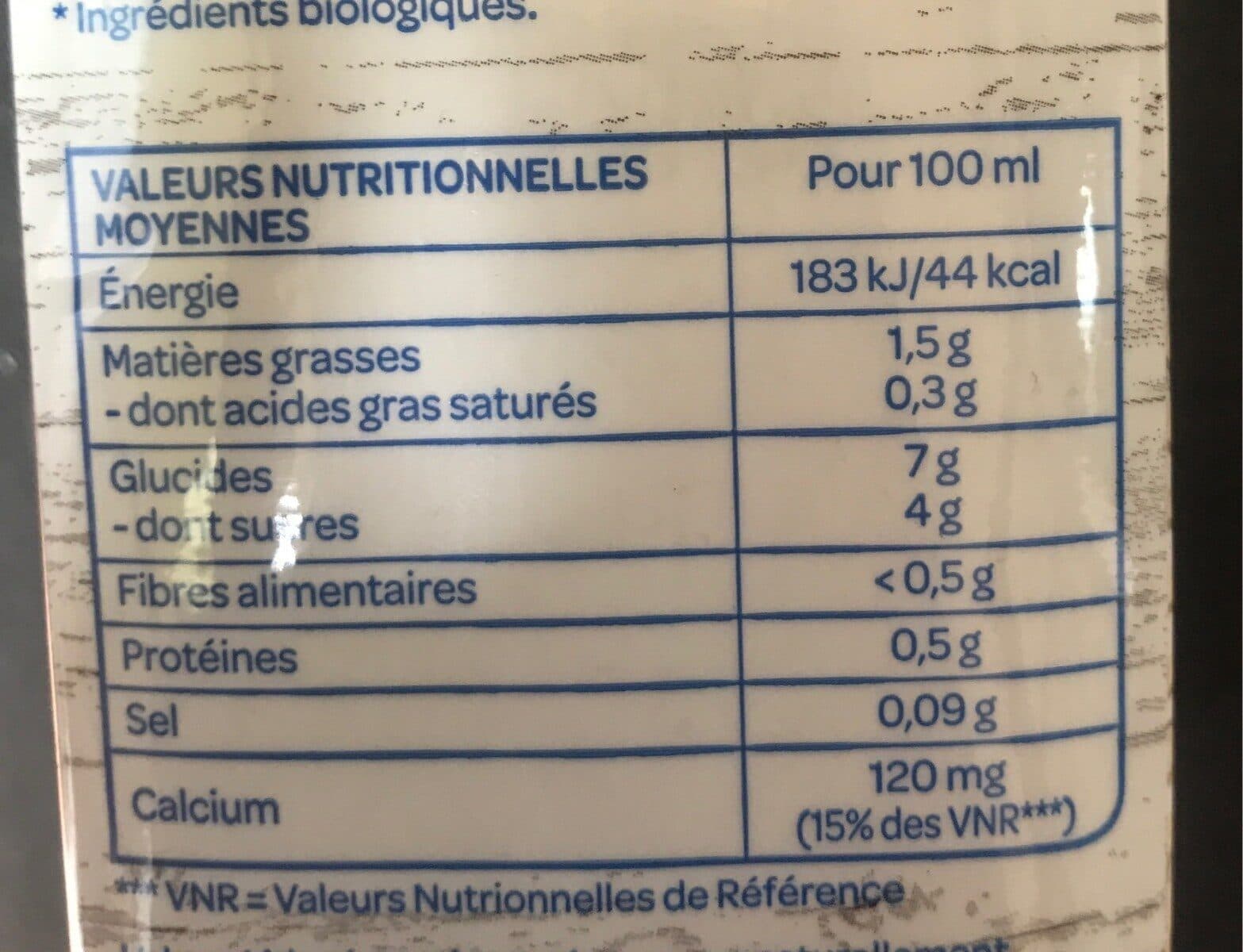 Bjorg Avoine calcium packshot