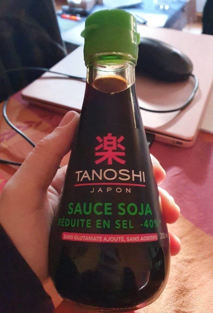 Tanoshi Sauce Soja (réduite en sel -40%) packshot