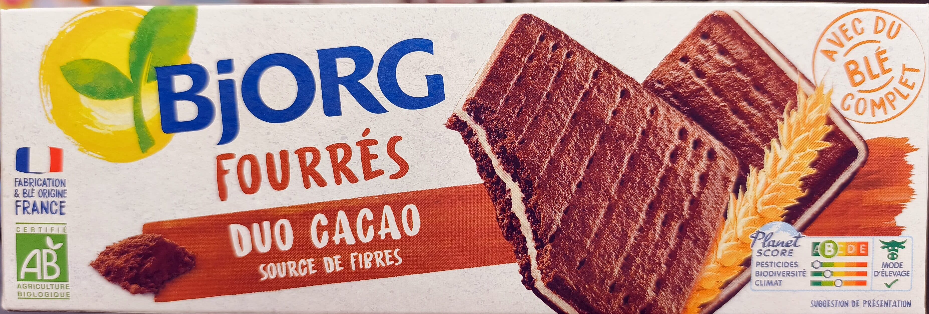 Bjorg Fourrés duo cacao packshot
