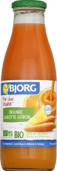 Bjorg Jus Orange Carotte Citron packshot