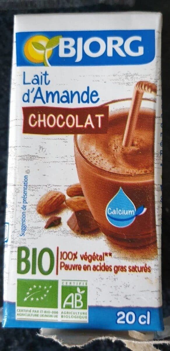 Bjorg Lait d'amande chocolat packshot