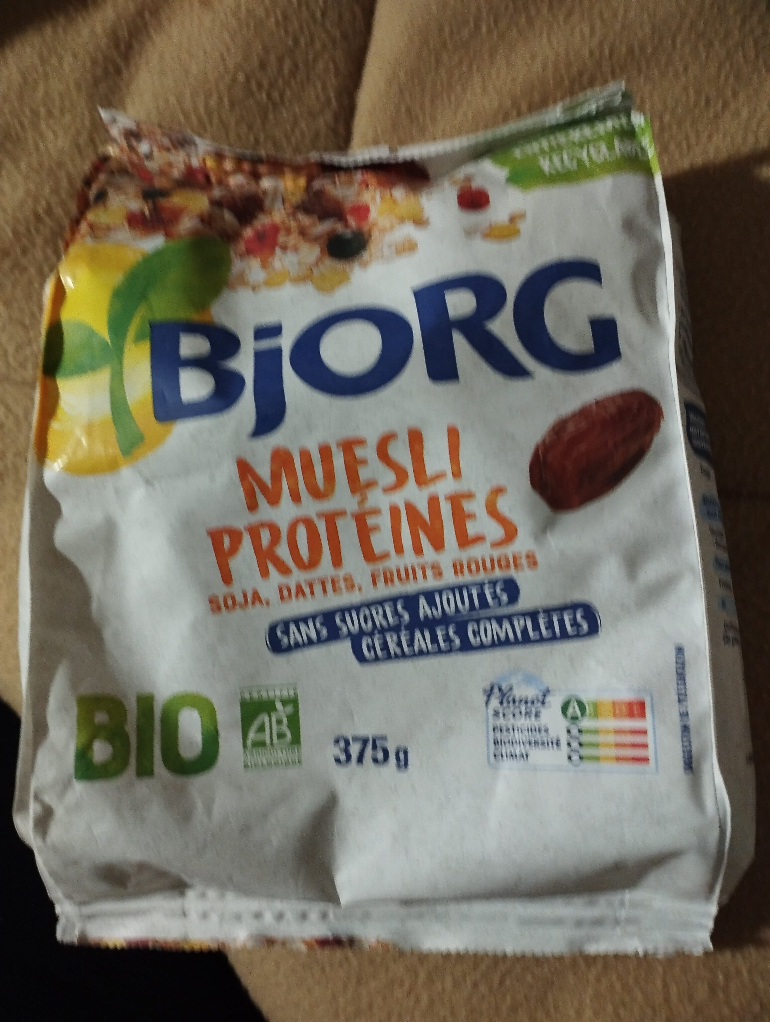 bjorg Muesli Protéines packshot