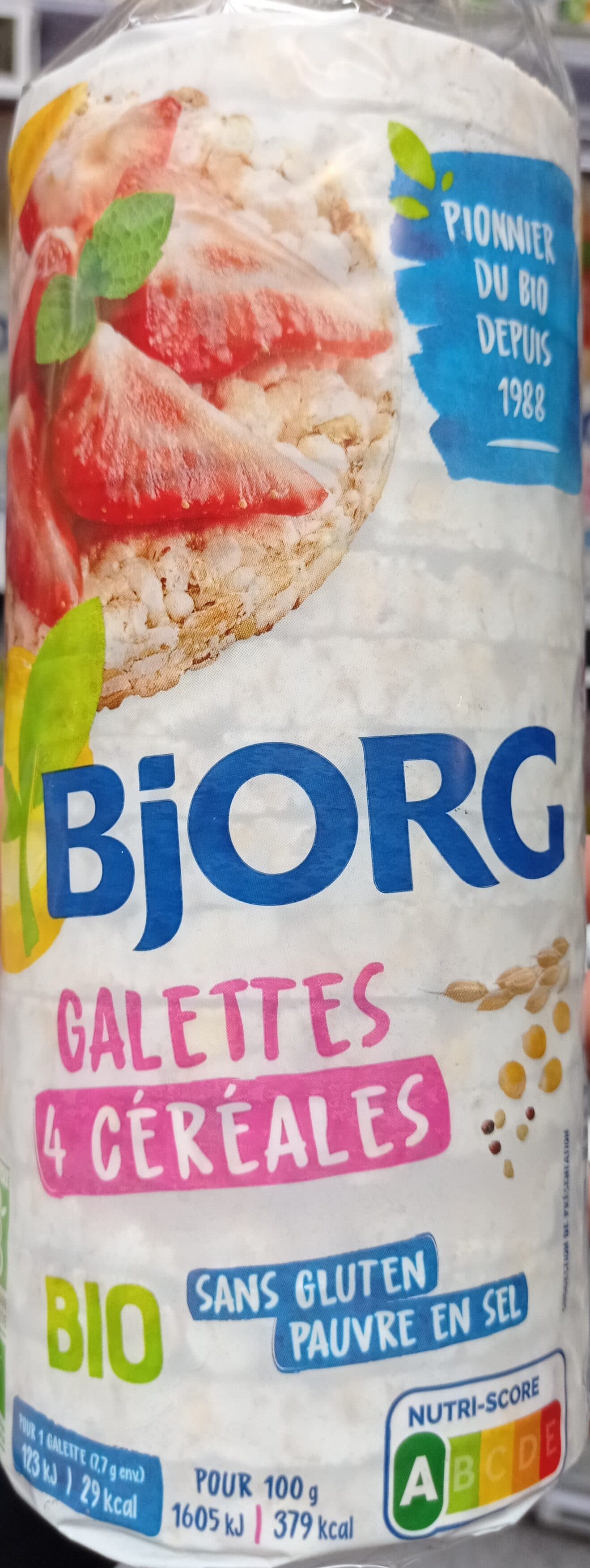 Bjorg Galettes aux 4 céréales. packshot