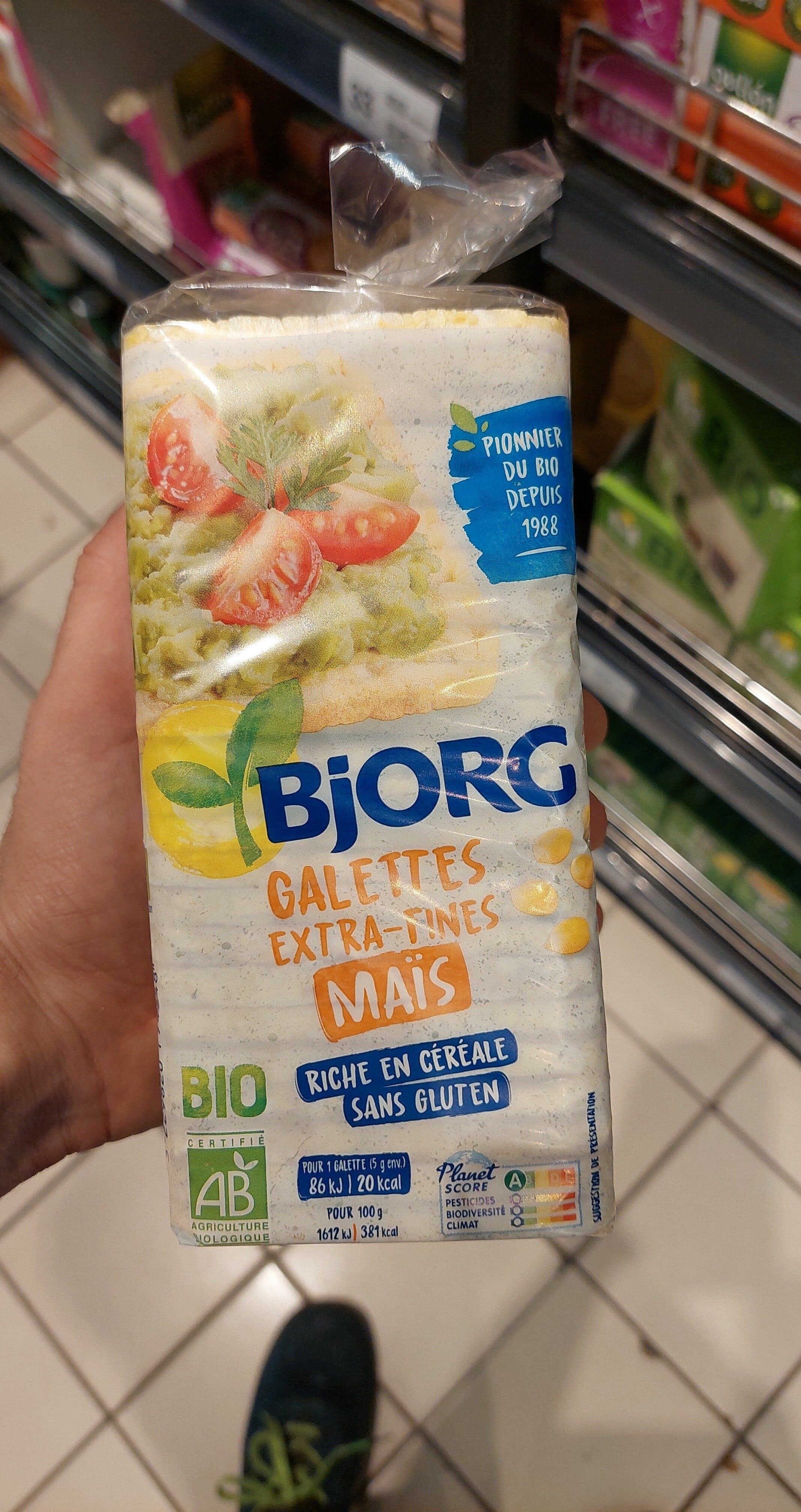 BJORG GALETTES EXTRA-FINES MAΪS packshot