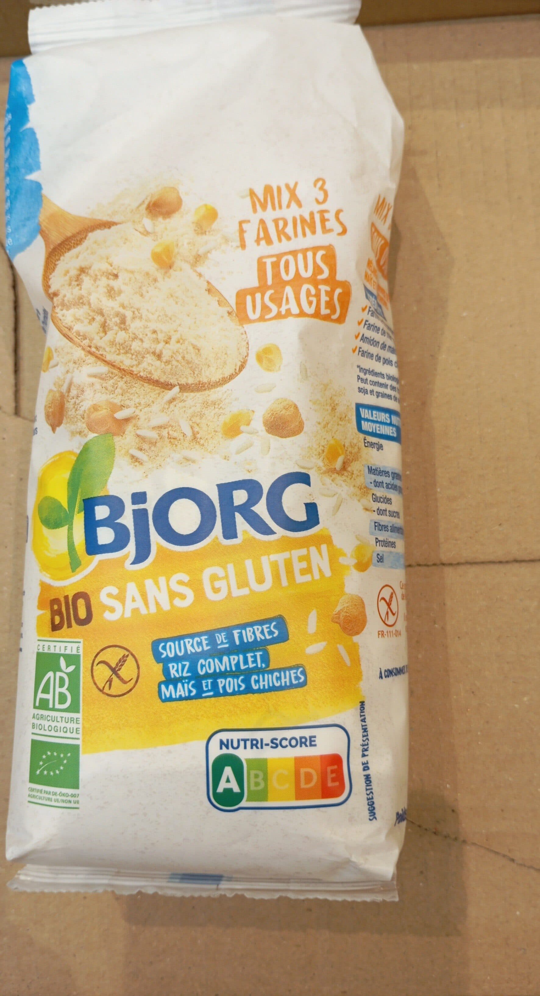 Bjorg Mix 3 farines packshot