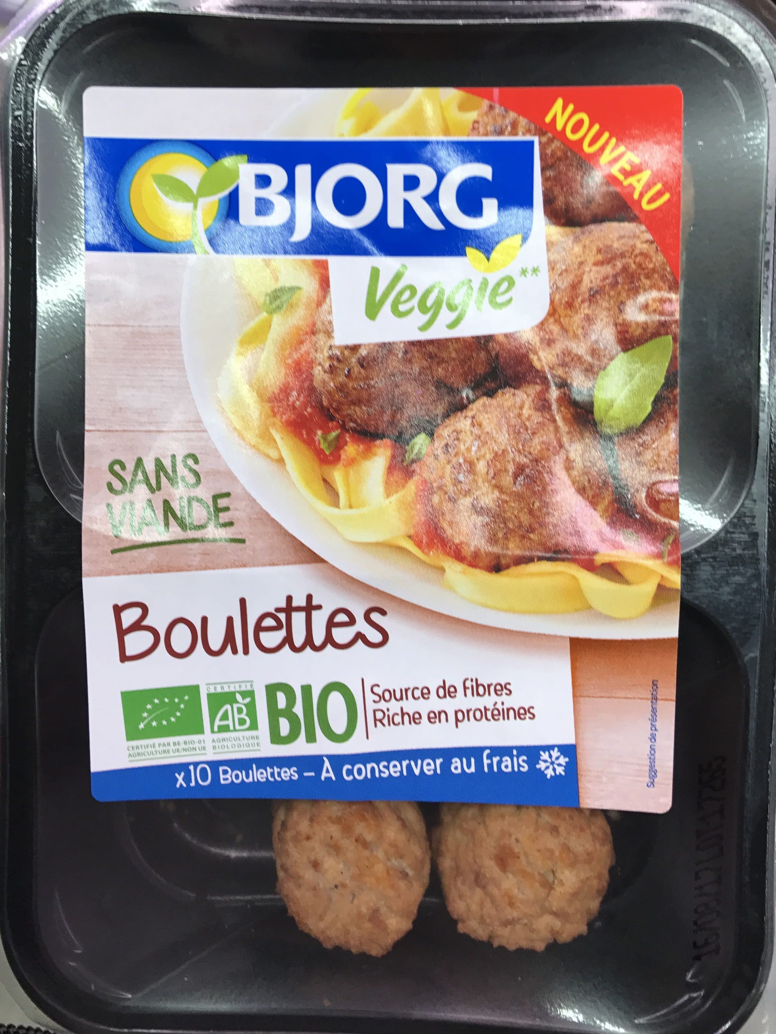 Bjorg Boulettes Bio sans Viande packshot