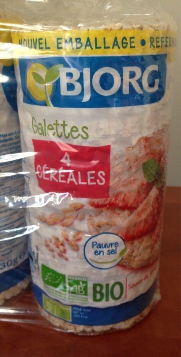 Bjorg Galettes 4 céréales packshot