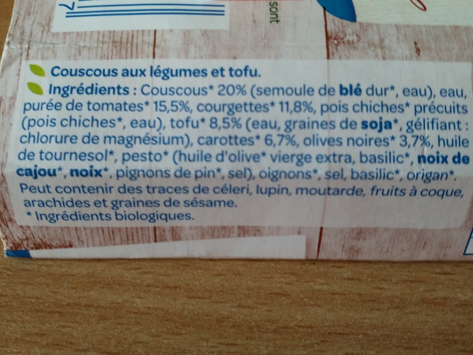 Bjorg Couscous à la Méditerranéenne packshot