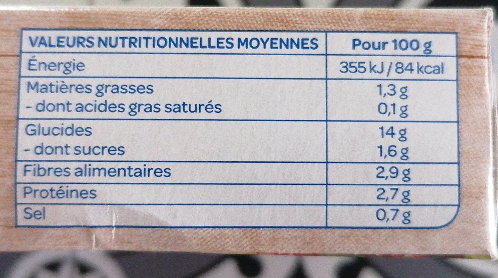 Bjorg Galettes Polenta carottes courgettes lupin packshot