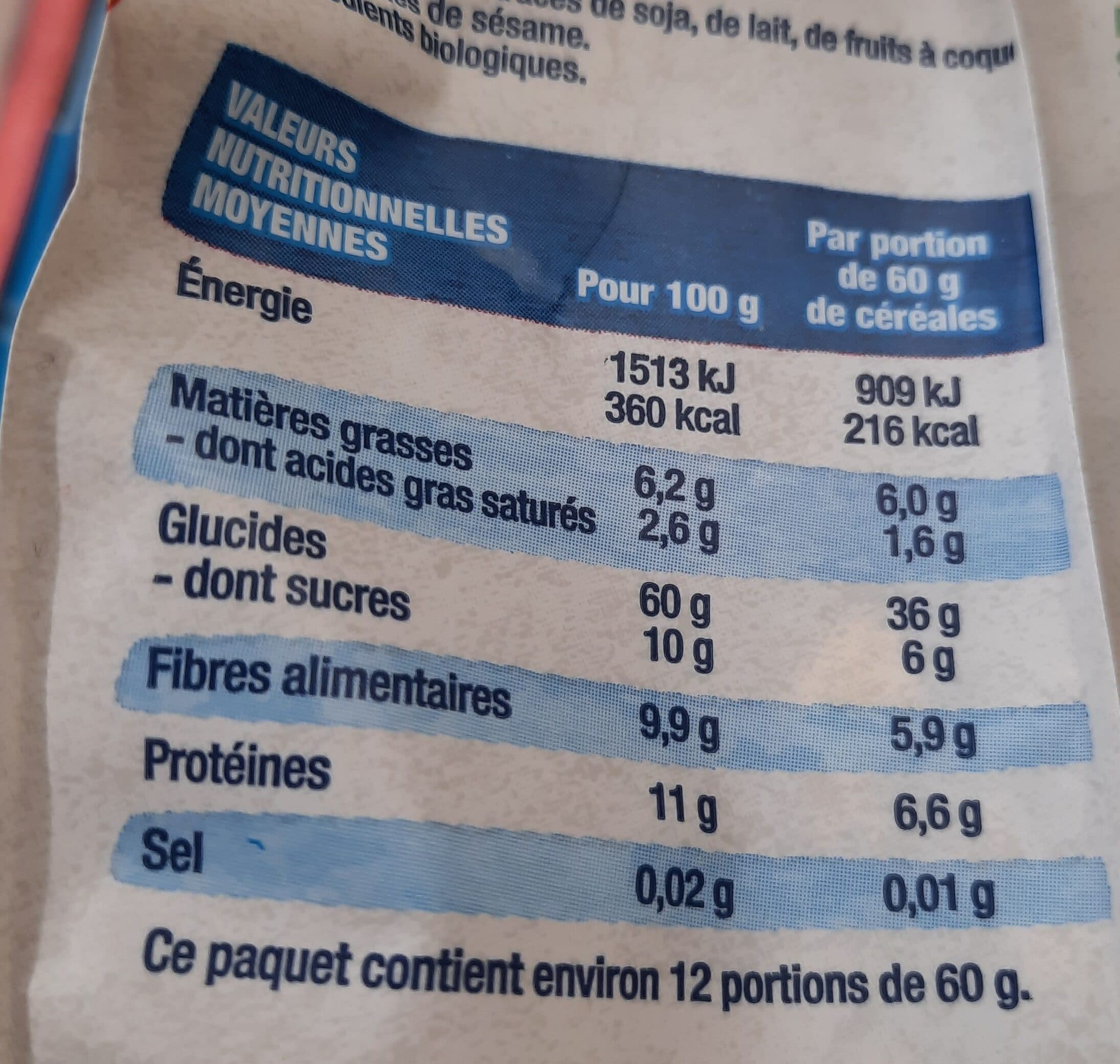 Bjorg Muesli aux fruits packshot
