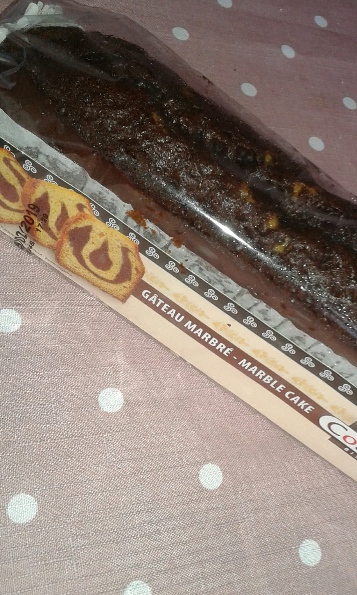 Open Food Facts Gâteau marbré Coathalem packshot