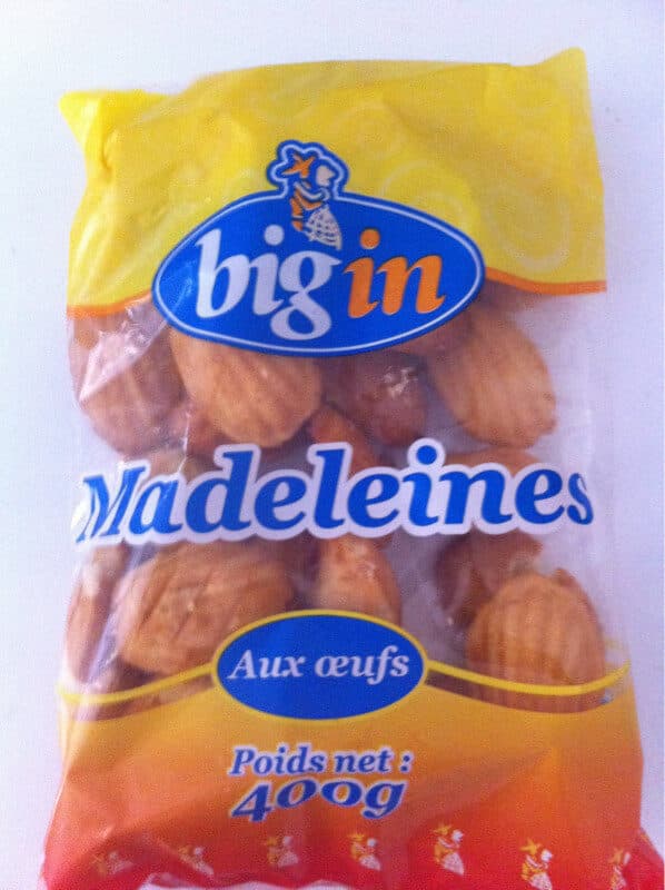 Open Food Facts Madeleines Aux Oeufs packshot