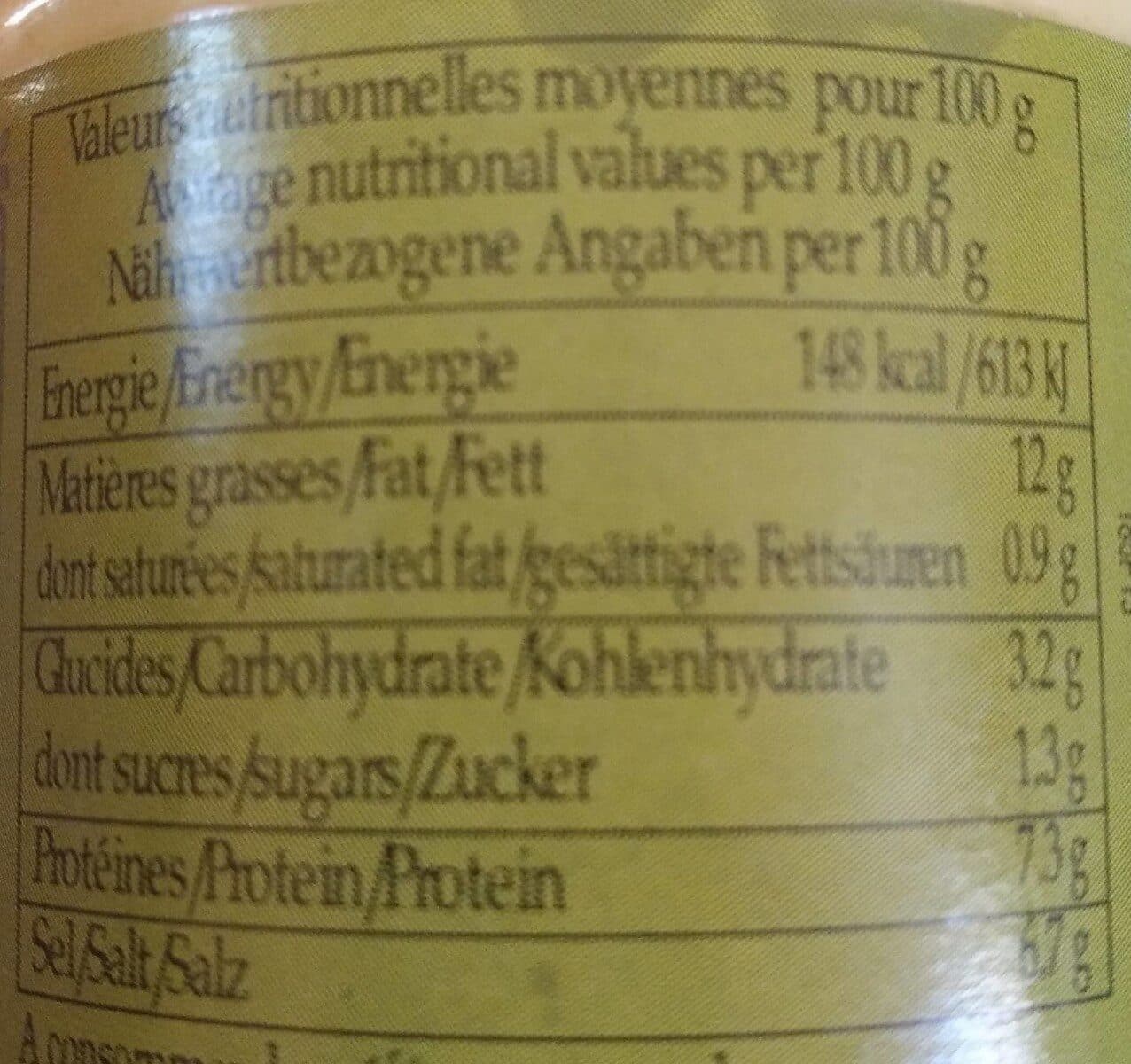 Edmond Fallot Moutarde au poivre vert packshot
