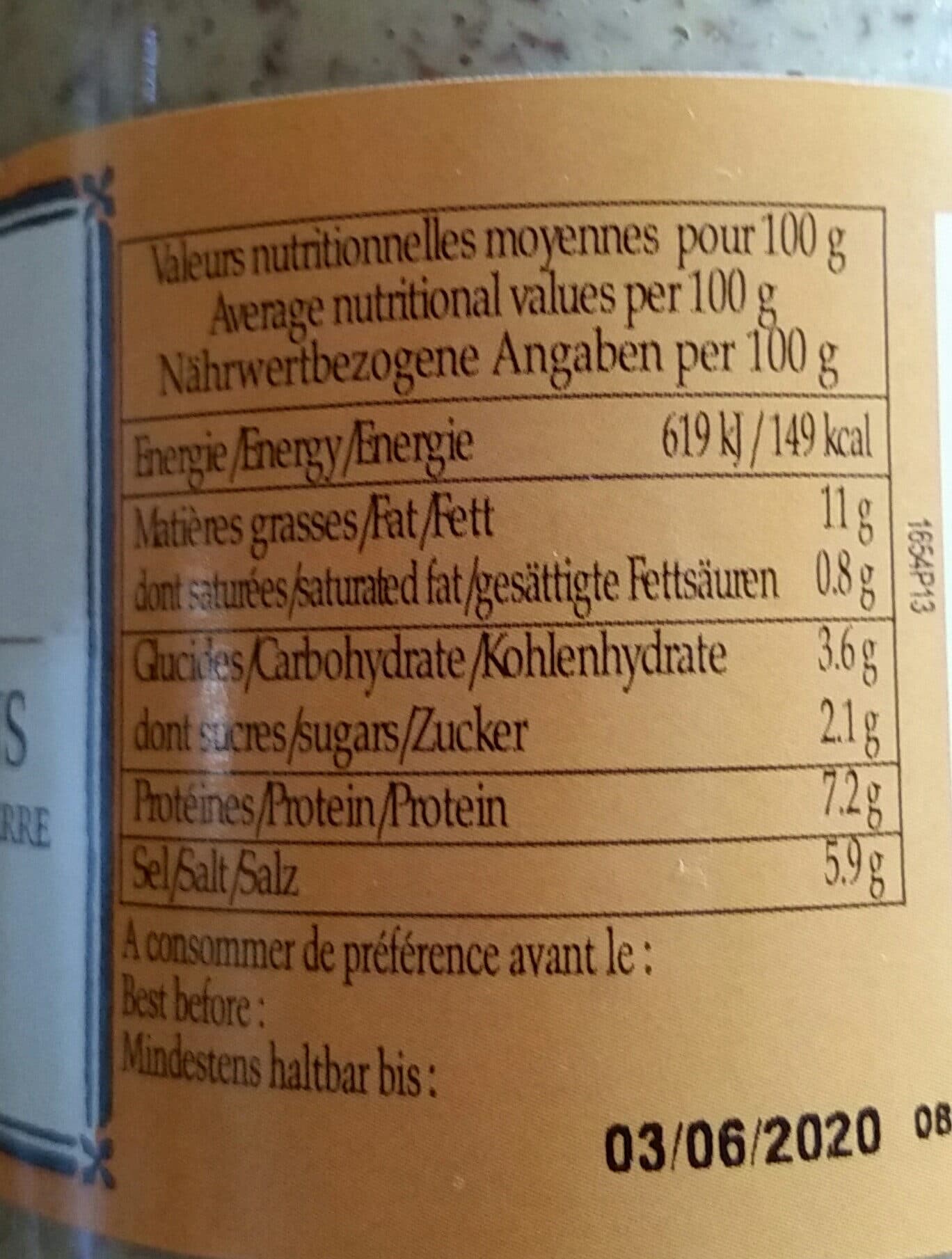 Edmond Fallot Moutarde en grains packshot