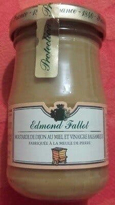 Edmond Fallot Moutarde de Dijon au miel et pain d'épices packshot