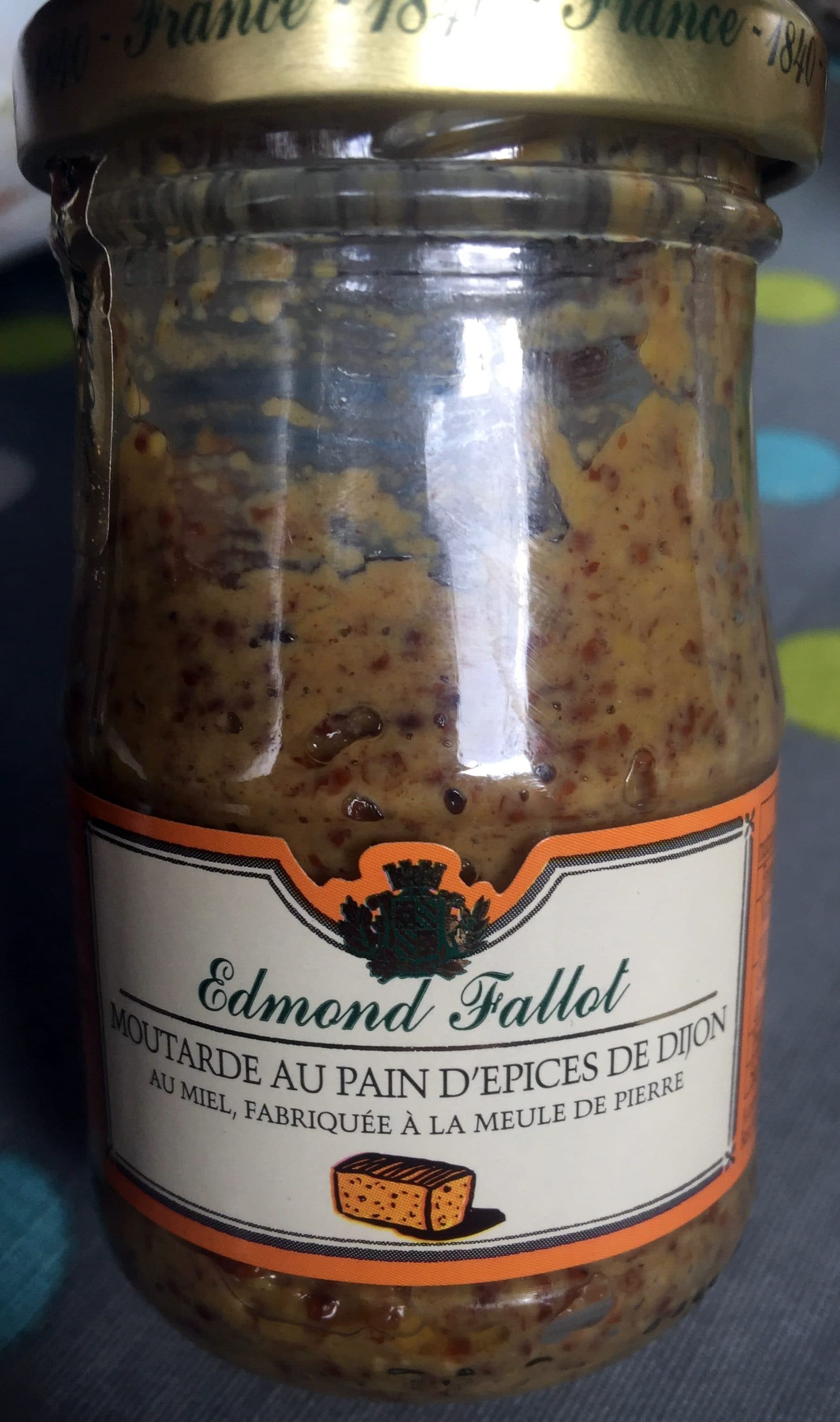 Edmond Fallot Moutarde au pain d‘épices packshot