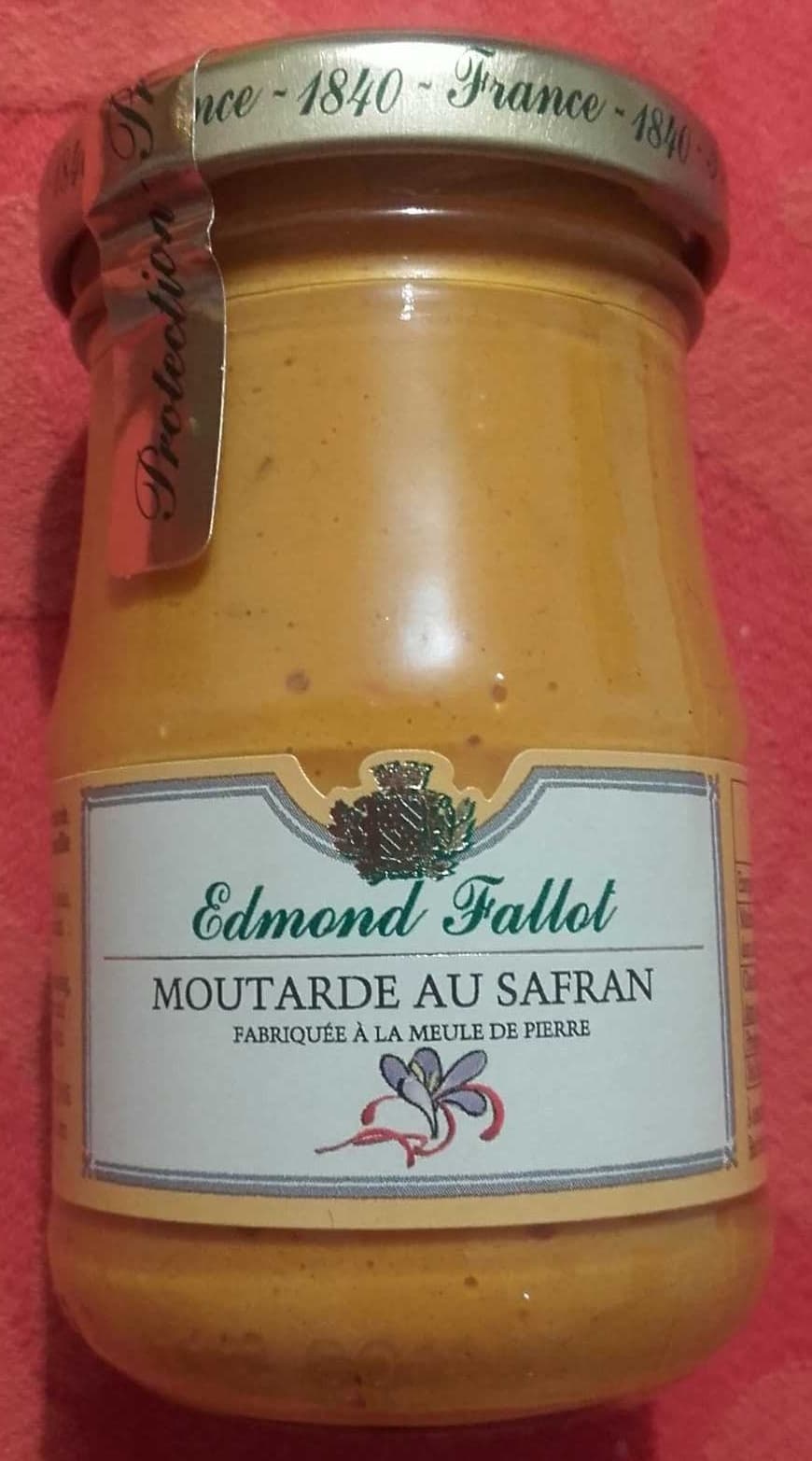 Edmond Fallot Moutarde au safran packshot